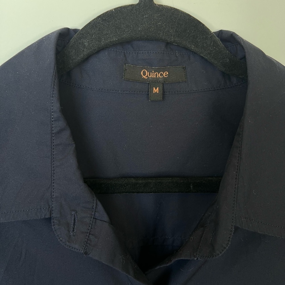 Quince 100% Organic Cotton Poplin Long Sleeve Shirt - Picture 4 of 9